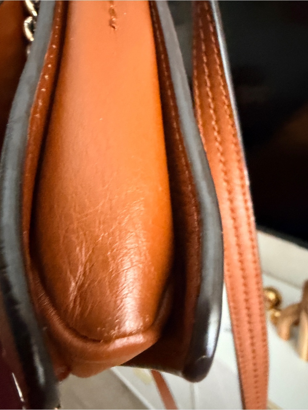 Chloé Small Faye Tobacco Brown Suede Leather Crossbody Bag + COA - Picture 6 of 14